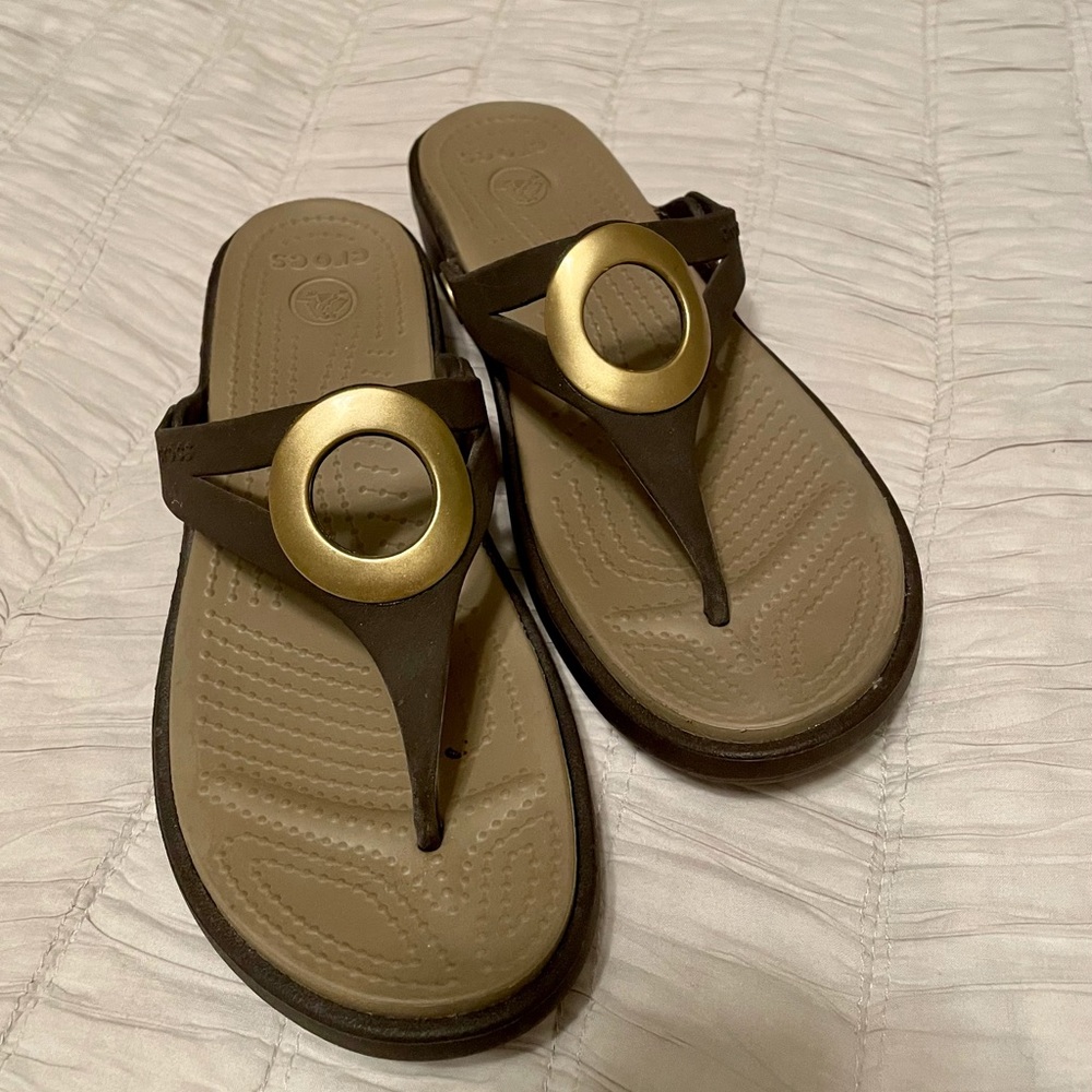 Croc sandals
